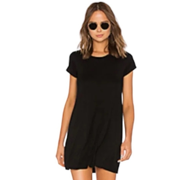 Michael Lauren Dresses & Skirts - Michael Lauren Cortez scoop neck T-shirt dress, black, size small